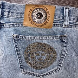 Versace Light Blue Denim Jeans